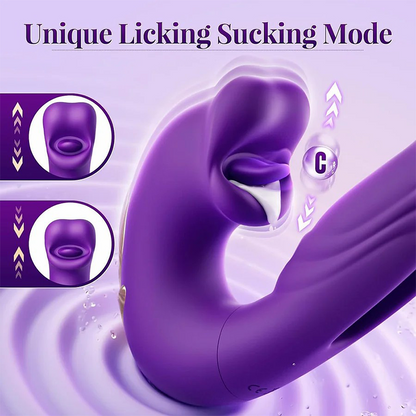 ❄️ Flash Sale 70% OFF 💋 2026 Upgraded Luvora™ 4-in-1 Flapping & Licking Vibrator