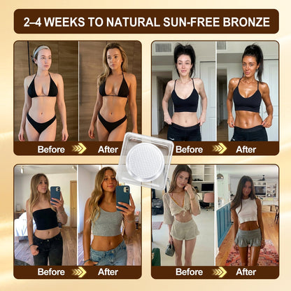 ☀️ Alcuras® Sunless Instant Bronze Tanning Microneedle Patch 🇺🇸 (Just once a day) Visible Bronze Glow in 7 Days ✅ No UV, No Orange, No Streaks, No DHA, No Mess.