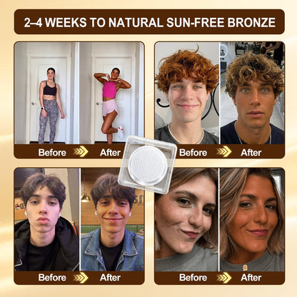 ☀️ Alcuras® Sunless Instant Bronze Tanning Microneedle Patch 🇺🇸 (Just once a day) Visible Bronze Glow in 7 Days ✅ No UV, No Orange, No Streaks, No DHA, No Mess.