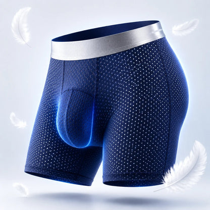 【Buy 3 Get 2 Free】-2026 HOT SALE🔥 Sfrcord® Premium Leakproof lceSilk Mesh Men's Boxer