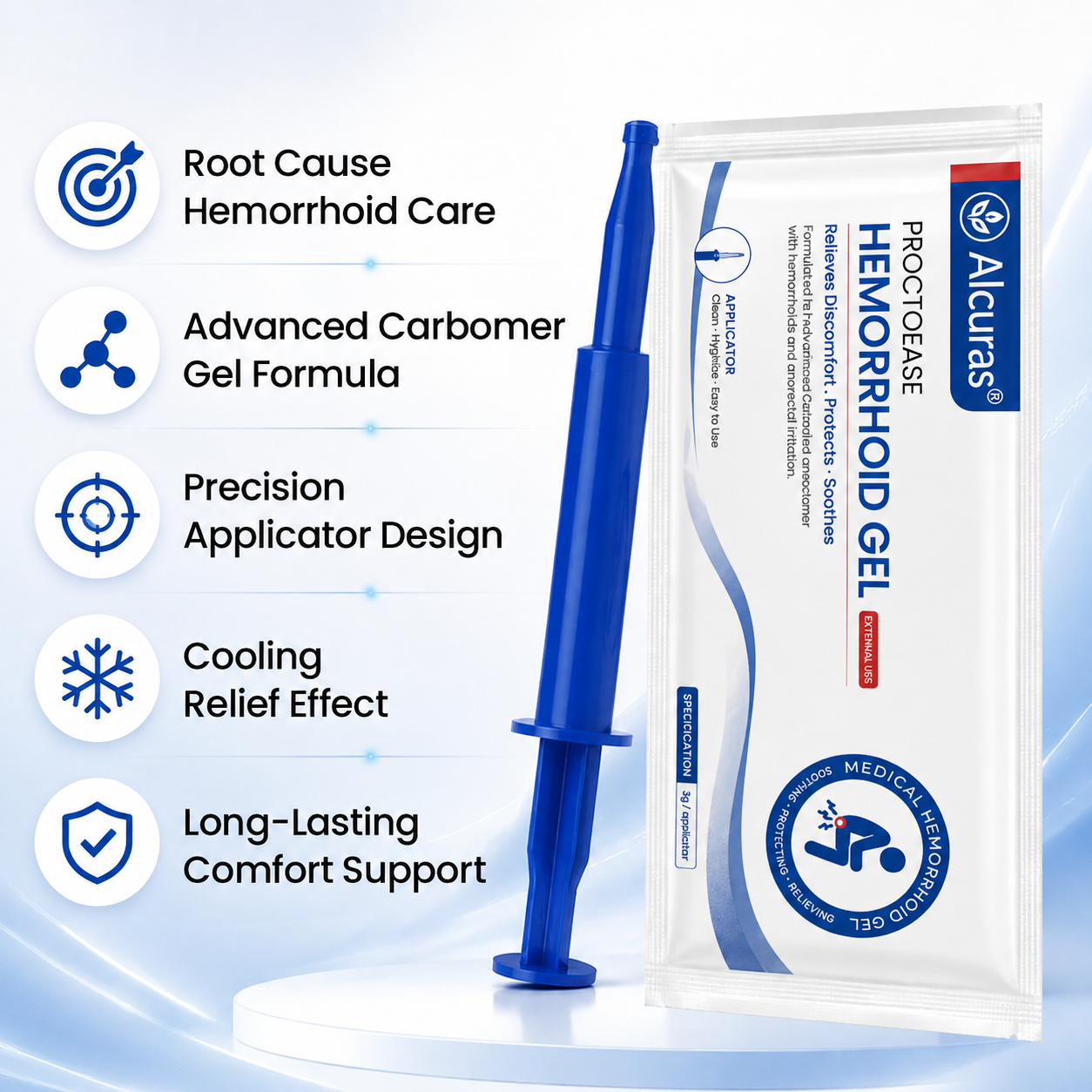 Alcuras® ProctoEase Hemorrhoid Gel