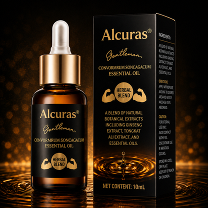 Alcuras® Advanced Men's Intimate Control Oil - Take Back Control. Stay Longer. Stay in the Moment