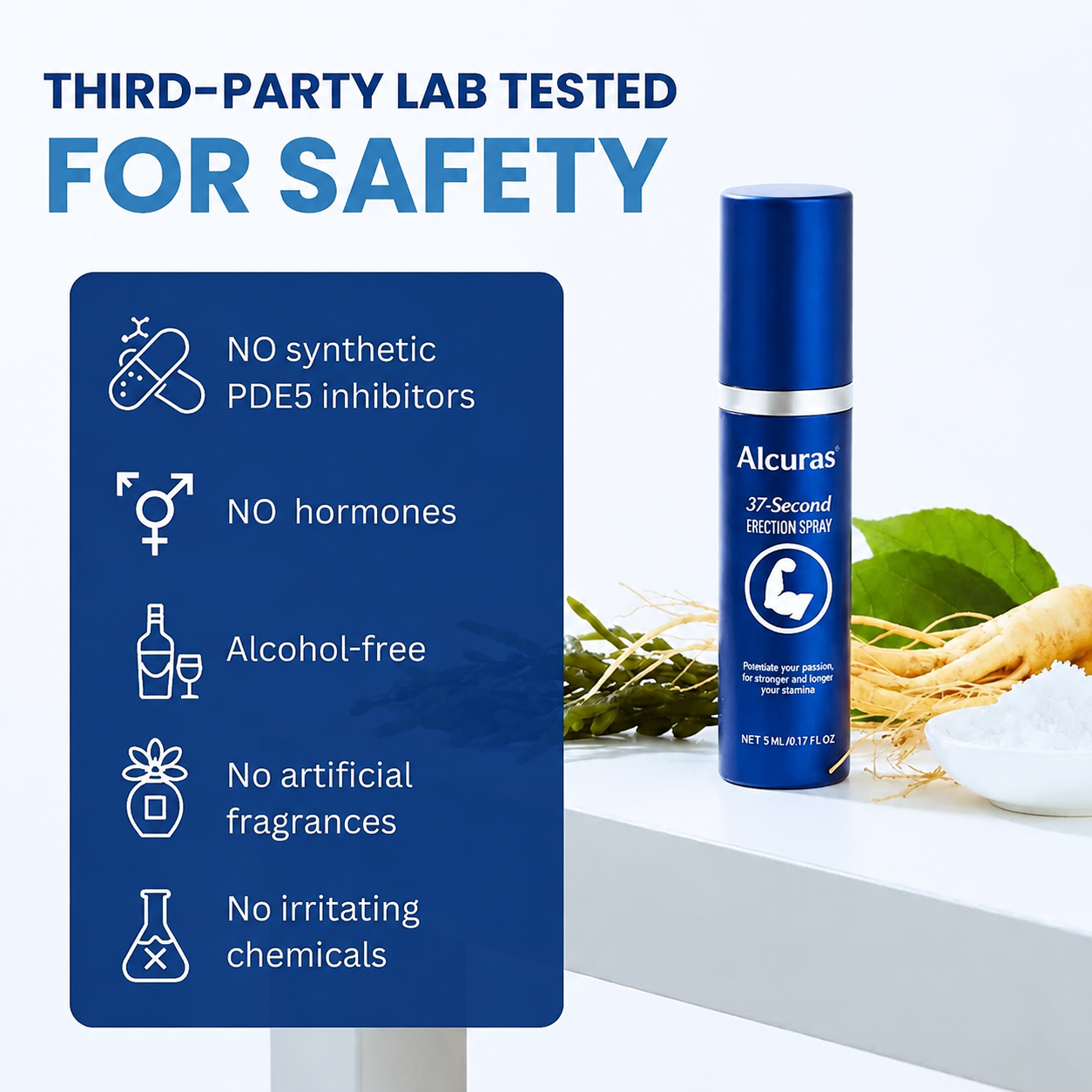 50% OFF - While Stock Lasts | Alcuras™ 37-Second Erection Spray