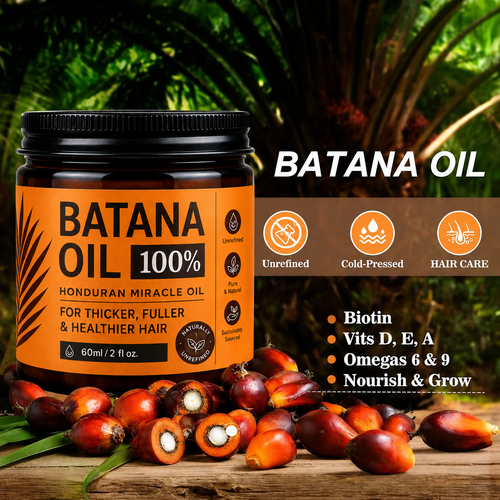 🔥Batana Oil for Hair Growth,Raw Organic Batana Mask from Honduras🌱