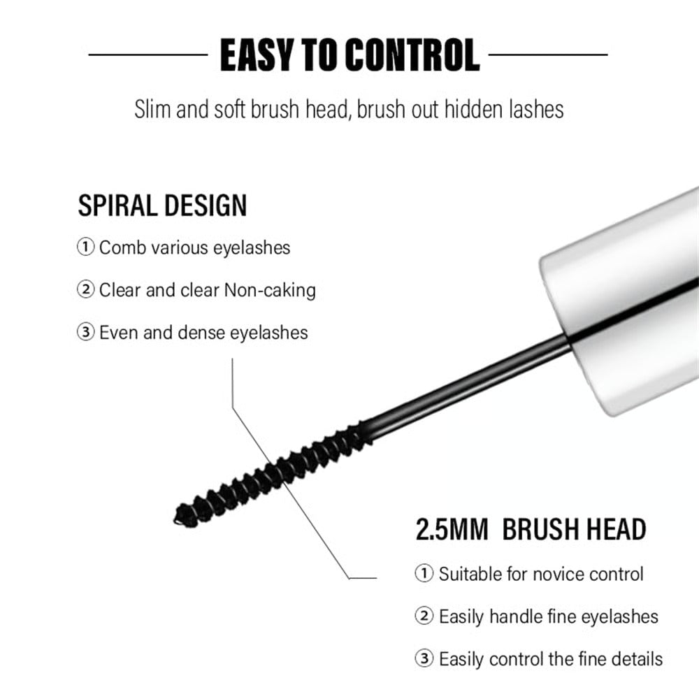 Thick, Curling, Long-lasting Mascara, Waterproof, Sweat-proof, Lengthening, Non-smudged