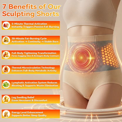 🔥Sfrcord Official Brand Store |2026 4-In-1 Micro-Particle Sculpting & Fat-Burn Short